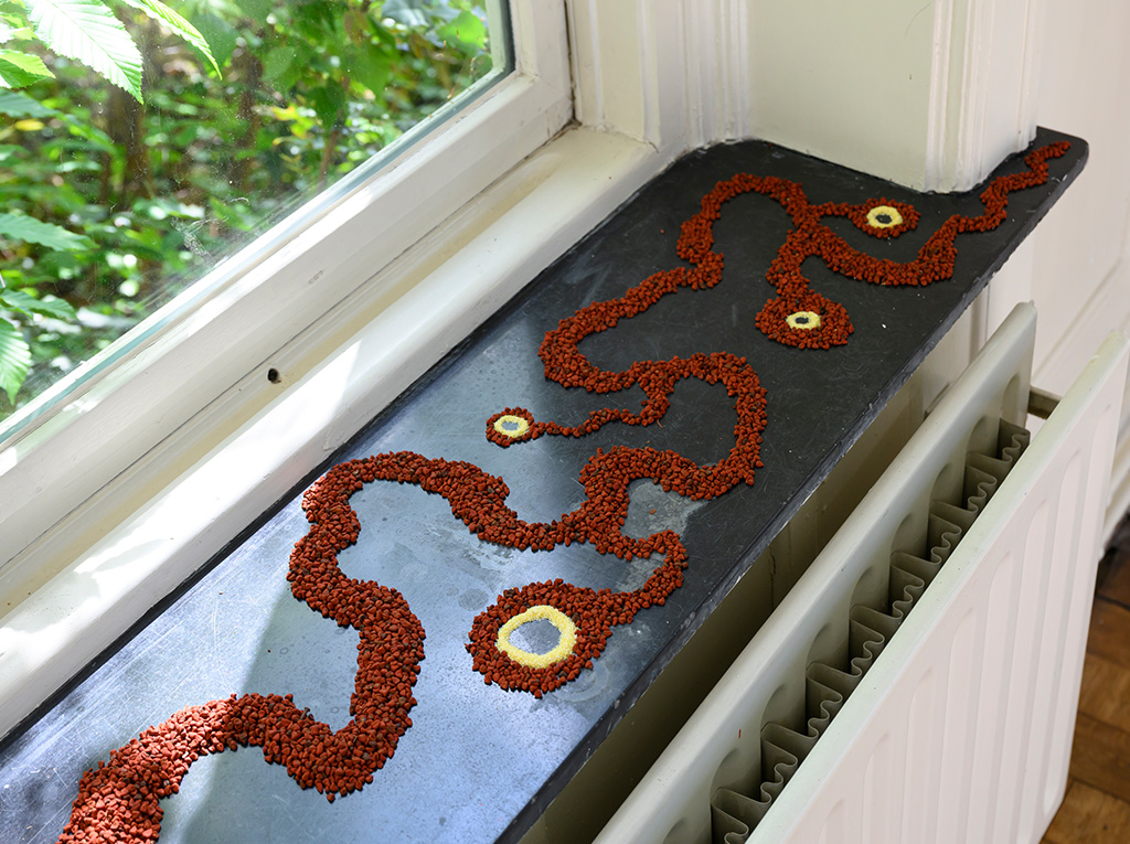 Shaquina Karg, detail 'digesting, transforming', 2025